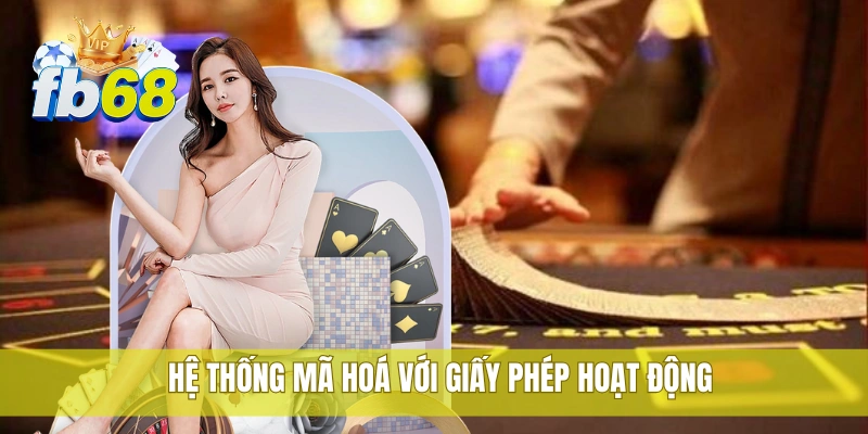 FB68 41 Hệ thống mã hoá với giấy phép hoạt động